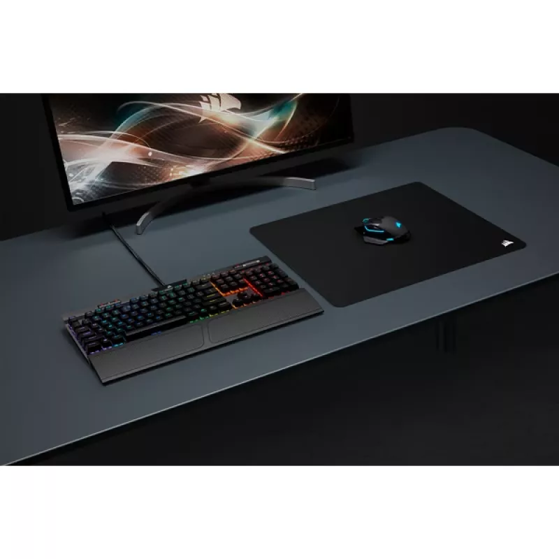 CORSAIR žaidimų pelėms skirtas kilimėlis - MM200 PRO Premium, atsparus išsiliejimams audinys, juodas - X-large