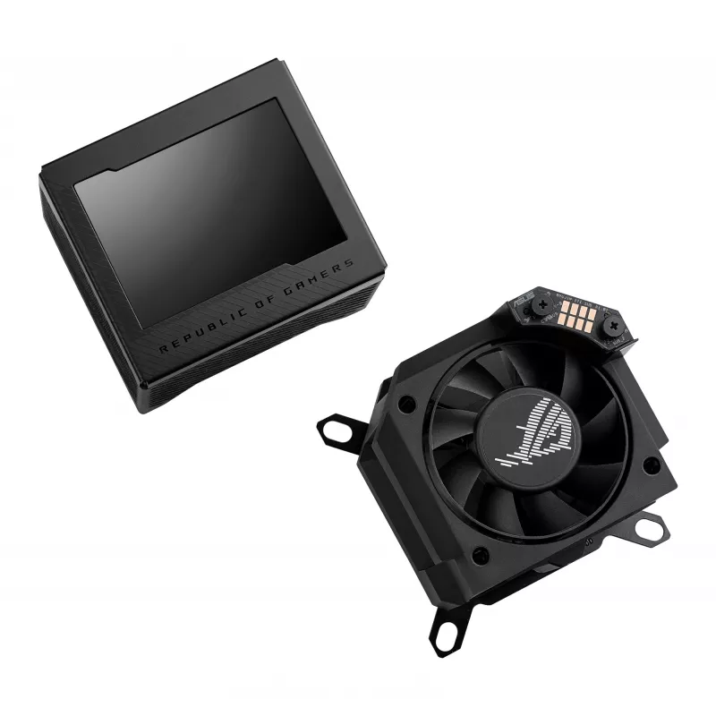 Vandens blokas ASUS ROG RYUJIN III WB Varis Juodas 89x89x107 mm