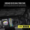 Corsair RS120 MAX ventiliatorius 12 cm juodas 2000 RPM 3 vnt.