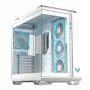 PC Case ASUS TUF GAMING GT502 Horizon TG ARGB White — Midi Tower, ATX, grūdintas stiklas, 4×3,5 colio nišos, maks. GPU 400 mm