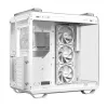 PC Case ASUS TUF GAMING GT502 Horizon TG ARGB White — Midi Tower, ATX, grūdintas stiklas, 4×3,5 colio nišos, maks. GPU 400 mm