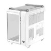 PC Case ASUS TUF GAMING GT502 Horizon TG ARGB White — Midi Tower, ATX, grūdintas stiklas, 4×3,5 colio nišos, maks. GPU 400 mm