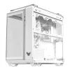 PC Case ASUS TUF GAMING GT502 Horizon TG ARGB White — Midi Tower, ATX, grūdintas stiklas, 4×3,5 colio nišos, maks. GPU 400 mm