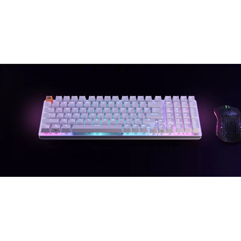 Glorious Gaming GMMK 2 klaviatūra USB JAV anglų kalba balta