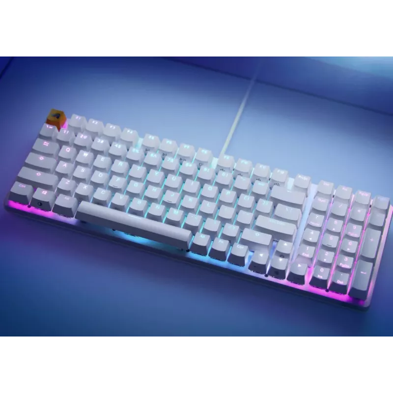 Glorious Gaming GMMK 2 klaviatūra USB JAV anglų kalba balta
