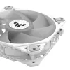 Oro aušintuvas ASUS TUF GAMING TF120 ARGB WHITE EDITION — 3×120 mm ventiliatoriai, 1900 RPM, 29 dB, nuotolinio valdymo pultelis