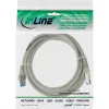 InLine komutacinis kabelis S/FTP PiMF Cat.6A be halogenų 500MHz pilkas 0,5m