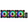 Aerocool Saturn 12F ARGB Pro kompiuterio korpuso ventiliatorius 12 cm juodas