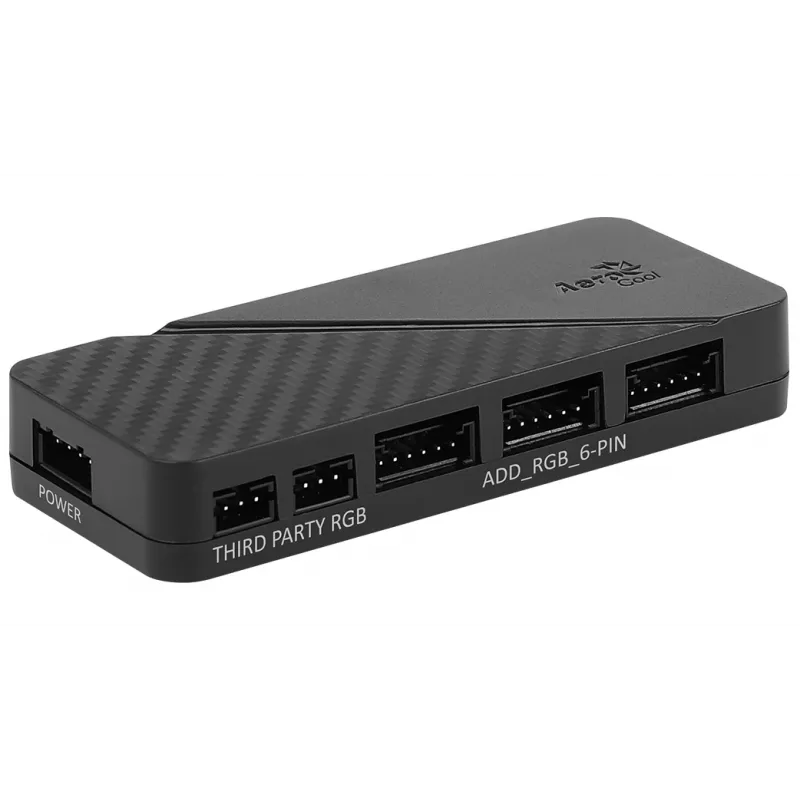 Aerocool Saturn 12F ARGB Pro kompiuterio korpuso ventiliatorius 12 cm juodas