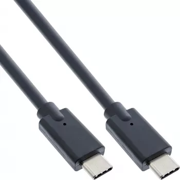 USB 3.2 Gen.2x2 kabelis InLine 35701A 1m USB-C laidas kištukas/kištukas juodas