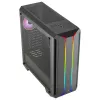 Aerocool SKYLINEV2BK PC ATX Case Dual Front Panel LED ARGB Fan ARGB 12cm Juoda