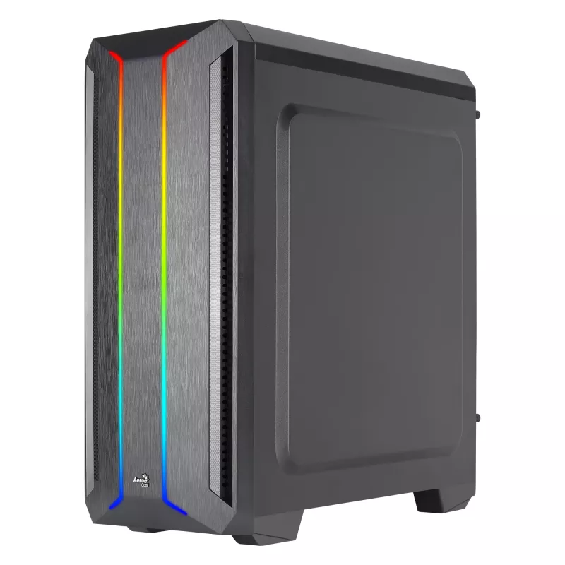 Aerocool SKYLINEV2BK PC ATX Case Dual Front Panel LED ARGB Fan ARGB 12cm Juoda