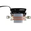 AEROCOOL VERKHO2 procesoriaus aušintuvas su 90 mm ventiliatoriumi, hidrauliniu guoliu, 800–2000 RPM, 110 W TDP, kelių lizdų palaikymas (atidaryta pakuotė)