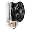 AEROCOOL VERKHO2 procesoriaus aušintuvas su 90 mm ventiliatoriumi, hidrauliniu guoliu, 800–2000 RPM, 110 W TDP, kelių lizdų palaikymas (atidaryta pakuotė)