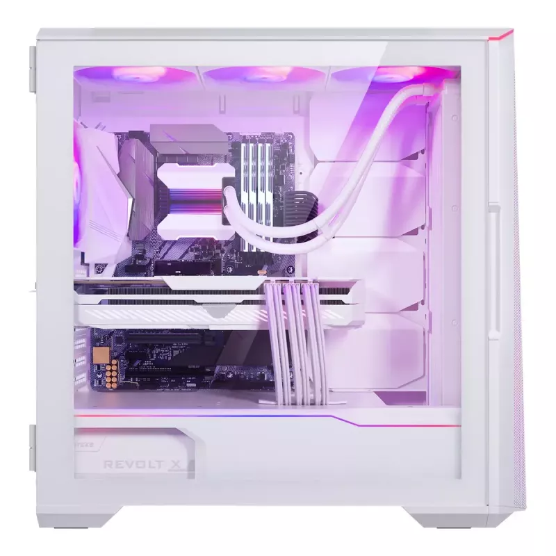 PC korpusas Phanteks ECLIPSE G500A DRGB Midi Tower baltas