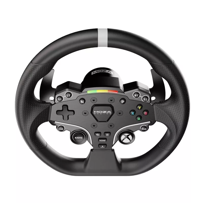 Moza Racing ESX vairaratis, Vairaratis, Xbox, D-pad, Home mygtukas, Meniu mygtukas, Start mygtukas, Juoda, Aliuminis, Poliuretanas, Aliuminis