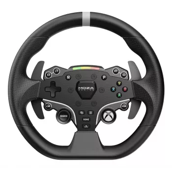 Moza Racing ESX vairaratis, Vairaratis, Xbox, D-pad, Home mygtukas, Meniu mygtukas, Start mygtukas, Juoda, Aliuminis, Poliuretanas, Aliuminis