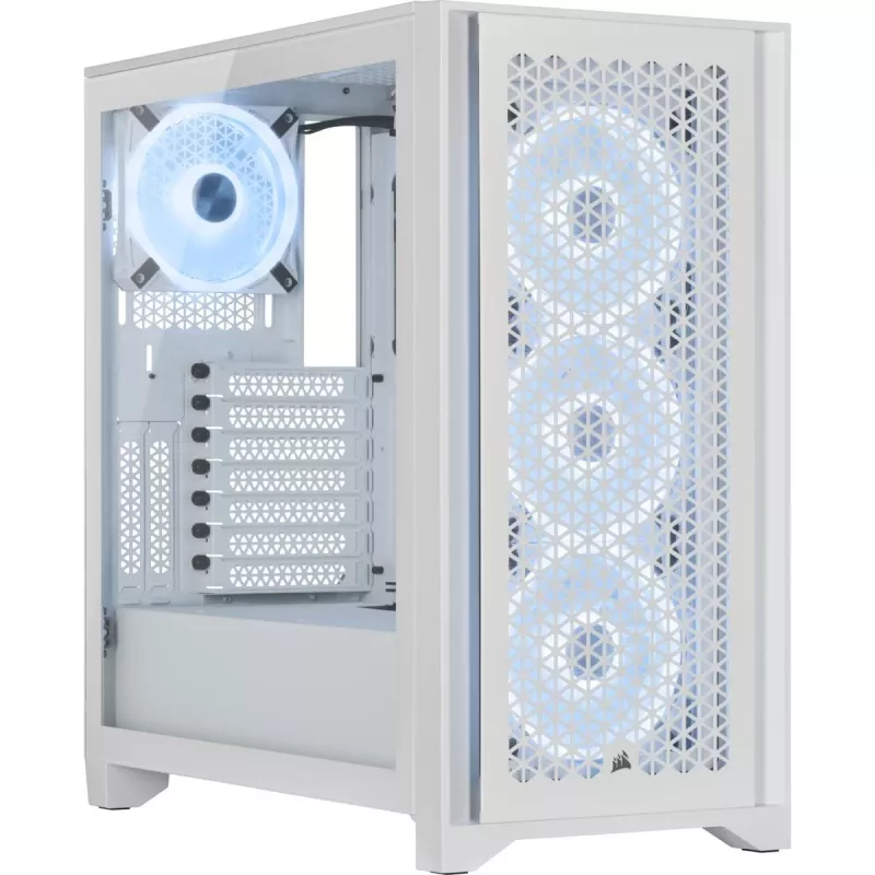 CORSAIR Midi Tower korpusas - Icue 4000d RGB Baltas