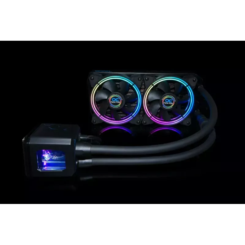 Skysčio aušintuvas Alphacool Eisbaer Aurora 240 CPU procesoriui juodas