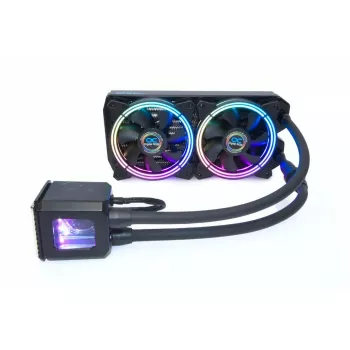 Skysčio aušintuvas Alphacool Eisbaer Aurora 240 CPU procesoriui juodas
