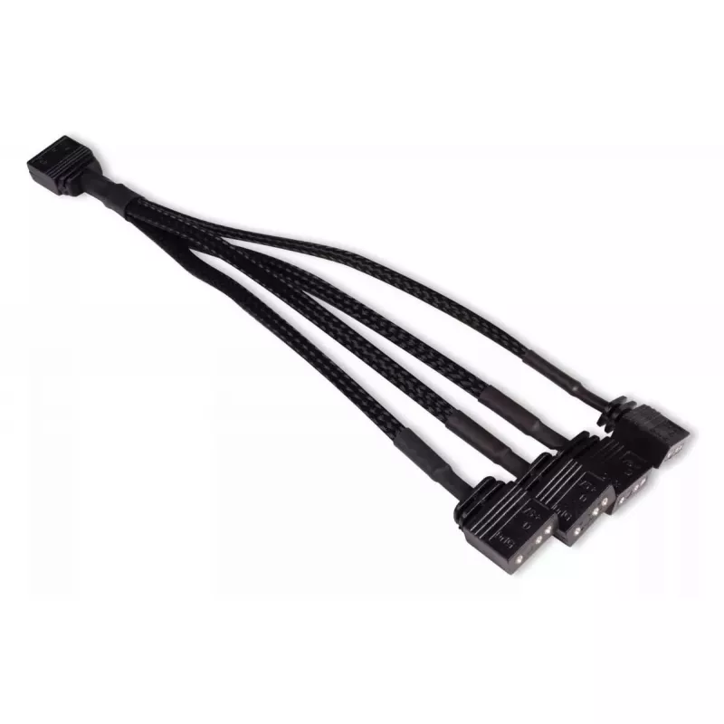 RGB skirstytuvo laidas Alphacool 18710 Juoda Plastic