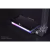 Alphacool Core M.2 NVMe PCIe 5.0 skysčio aušintuvas su galine plokšte