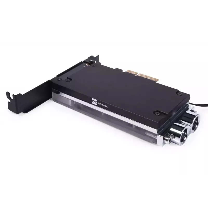 Alphacool Core M.2 NVMe PCIe 5.0 skysčio aušintuvas su galine plokšte