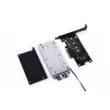 Alphacool Core M.2 NVMe PCIe 5.0 skysčio aušintuvas su galine plokšte