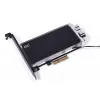 Alphacool Core M.2 NVMe PCIe 5.0 skysčio aušintuvas su galine plokšte