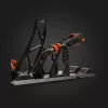 Asetek Gaming Pedals 40-010-0000002 — Laidiniai kompiuteriniai pedalai, aliuminio/bronzos korpusas, juoda/oranžinė/balta