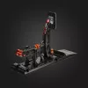 Asetek Gaming Pedals 40-010-0000002 — Laidiniai kompiuteriniai pedalai, aliuminio/bronzos korpusas, juoda/oranžinė/balta
