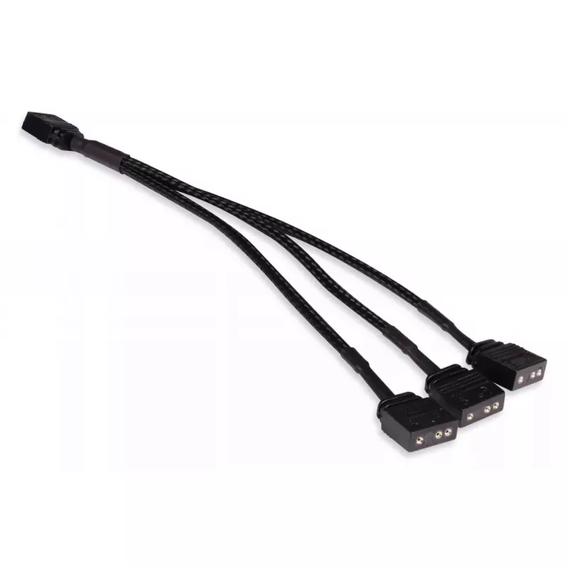 RGB skirstytuvo kabelis Alphacool 18709 5 V juodas plastikinis 150 mm