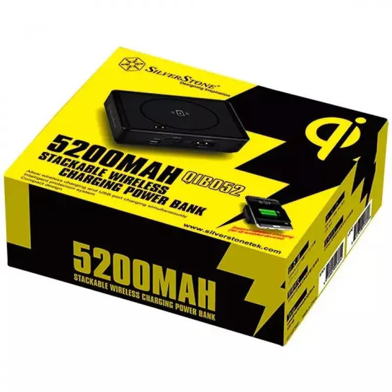 Nešiojama baterija Sidabrinėstone QIB052 5200 mAh
