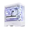 Kompiuterio korpusas Jonsbo D400 Midi Tower ATX grūdintas stiklas - baltas
