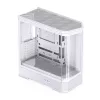 Kompiuterio korpusas Jonsbo D400 Midi Tower ATX grūdintas stiklas - baltas