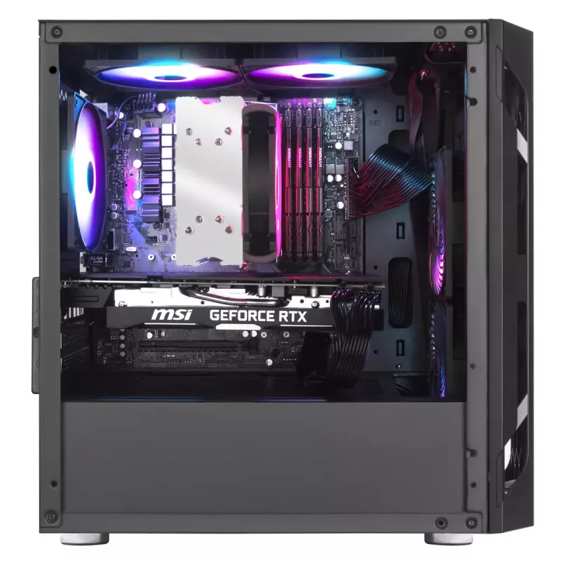 PC korpusas Sidabrinėstone FARA H1M PRO Micro Tower juoda