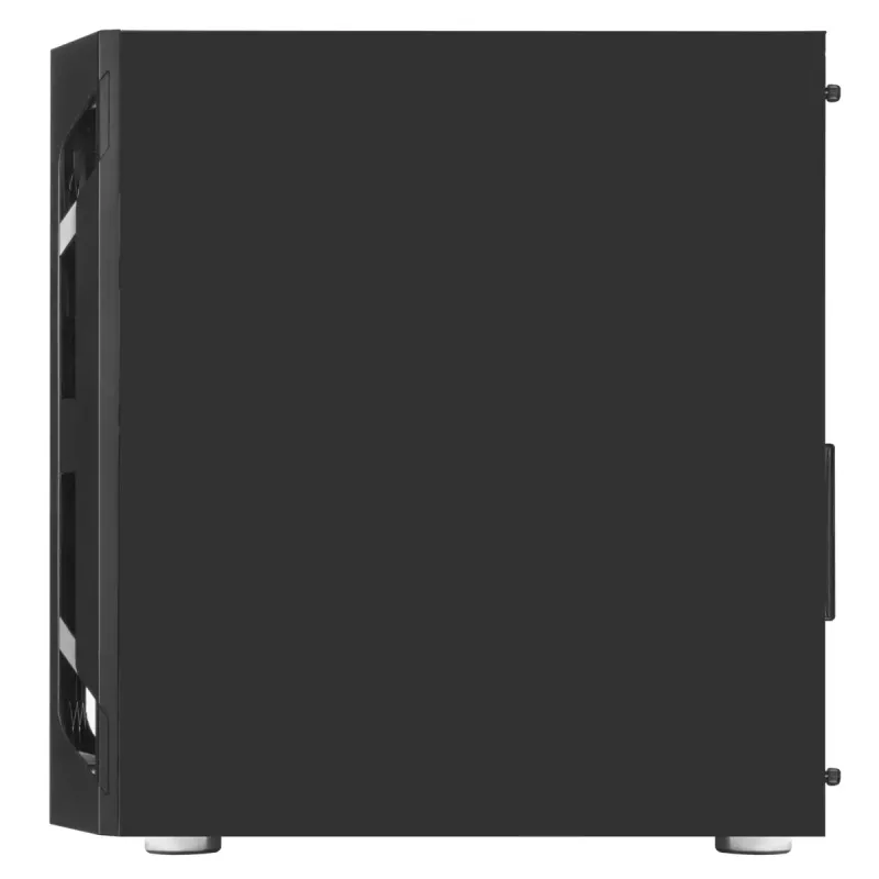 PC korpusas Sidabrinėstone FARA H1M PRO Micro Tower juoda