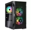 PC korpusas Sidabrinėstone FARA H1M PRO Micro Tower juoda