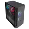 PC korpusas Sidabrinėstone FARA H1M PRO Micro Tower juoda