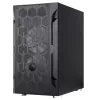 PC korpusas Sidabrinėstone FARA H1M PRO Micro Tower juoda