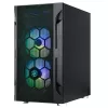 PC korpusas Sidabrinėstone FARA H1M PRO Micro Tower juoda