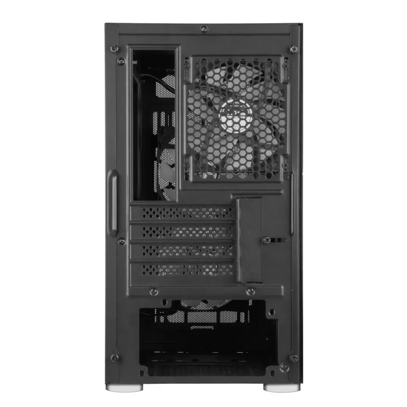 PC korpusas Sidabrinėstone FARA H1M PRO Micro Tower juoda
