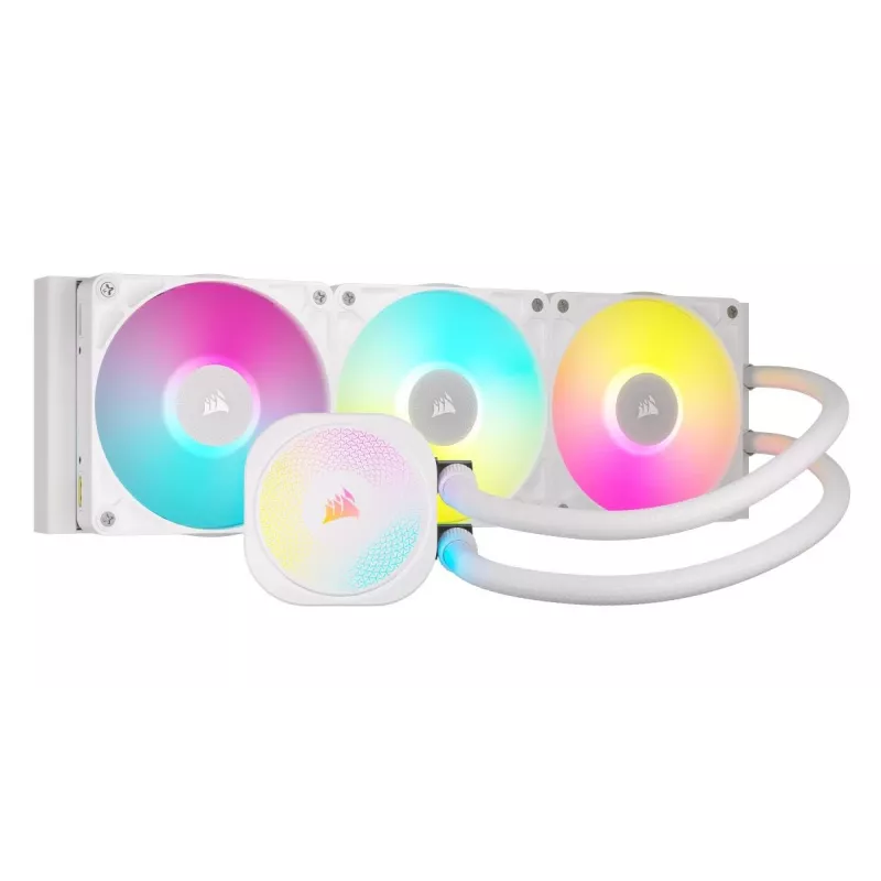 CORSAIR CPU aušintuvas - Icue Link Titan 360 Rx RGB Aio skysčio aušintuvas - baltas