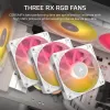 CORSAIR CPU aušintuvas - Icue Link Titan 360 Rx RGB Aio skysčio aušintuvas - baltas