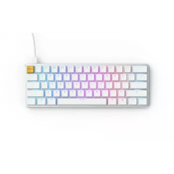 Glorious Gaming GMMK klaviatūra USB QWERTY US International sidabrinė, balta