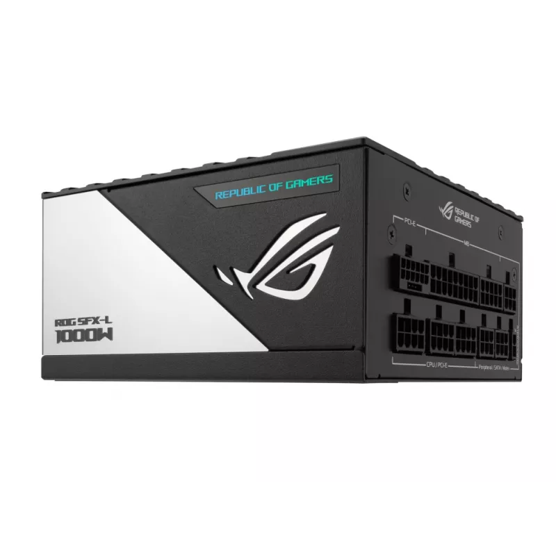 ASUS ROG Loki SFX-L 1000W Platinum maitinimo blokas 24-pin ATX juoda, sidabrinė