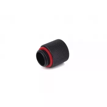 Plėtiklis BitsPower BP-CBWP-C60 — žalvarinis kompiuterio aušinimo priedas, 15 mm plotis, juoda/raudona