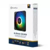 Oro aušintuvas Sidabrinėstone Air Slimmer 120 12 cm juodas permatomas