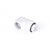 Montavimo rinkinys Alphacool Eiszapfen L-jungtis sukama G1/4 išorinis sriegis į G1/4 vidinis sriegis balta