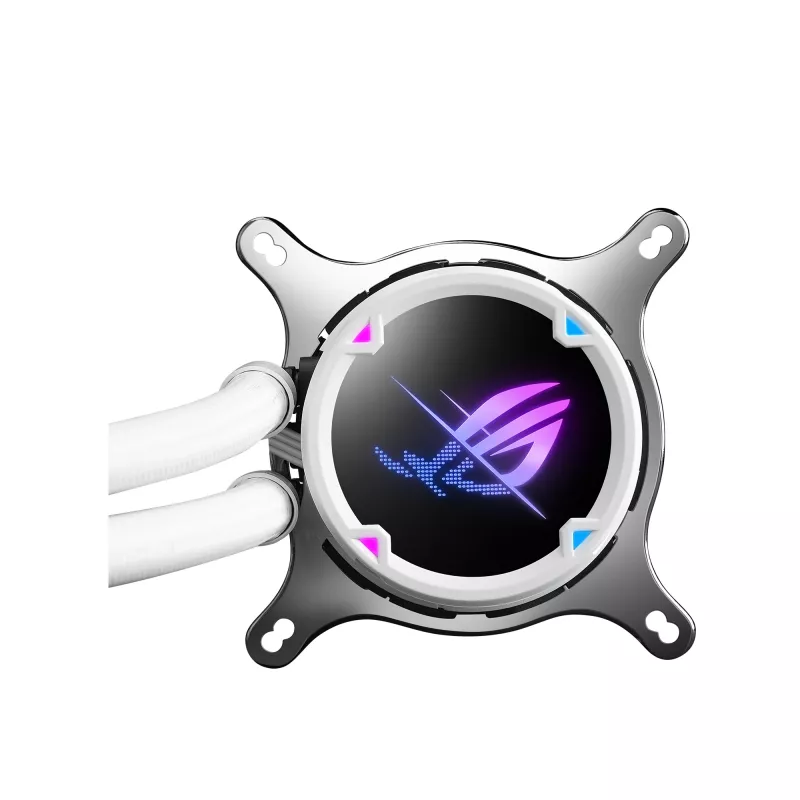ASUS ROG STRIX LC II 240 ARGB White Edition procesoriaus aušintuvas „viskas viename“ skysčiu 12 cm 1 vnt.